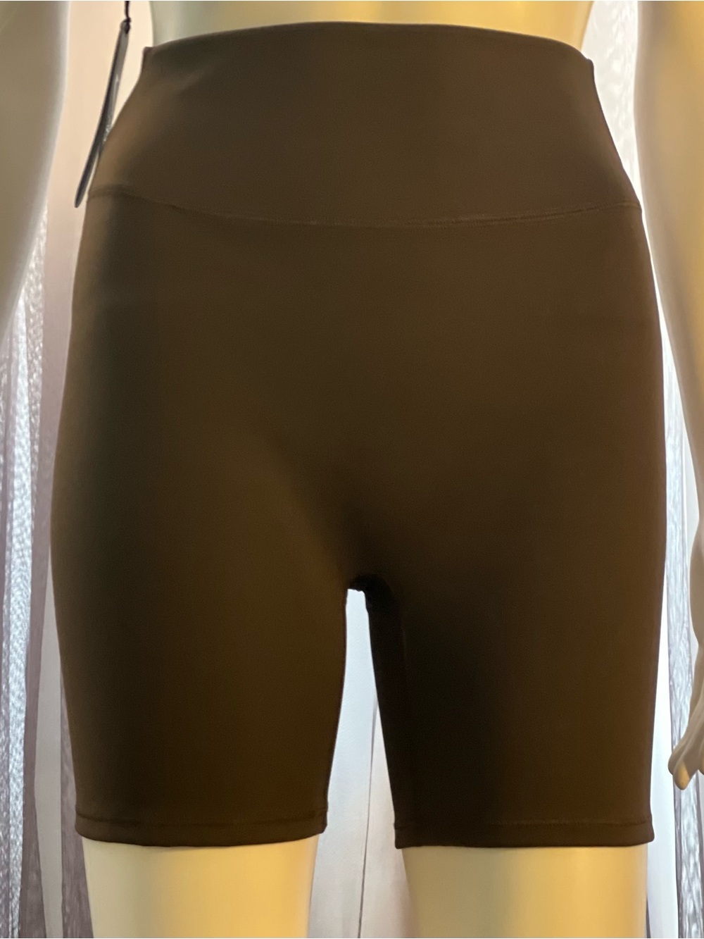 Nike x SKIMS Matte High-Waisted 5" Biker Shorts | Dark Sepia | Size L | N